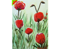 #SN11 - Coquelicots (18 X 24 cm - toile - 40 €)