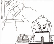 Piou-piou - Attention batiment neuf