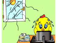 Piou-piou - Attention batiment neuf