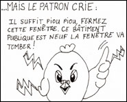 Piou-piou - Attention batiment neuf